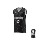 Basketball Jersey Cracks - Black